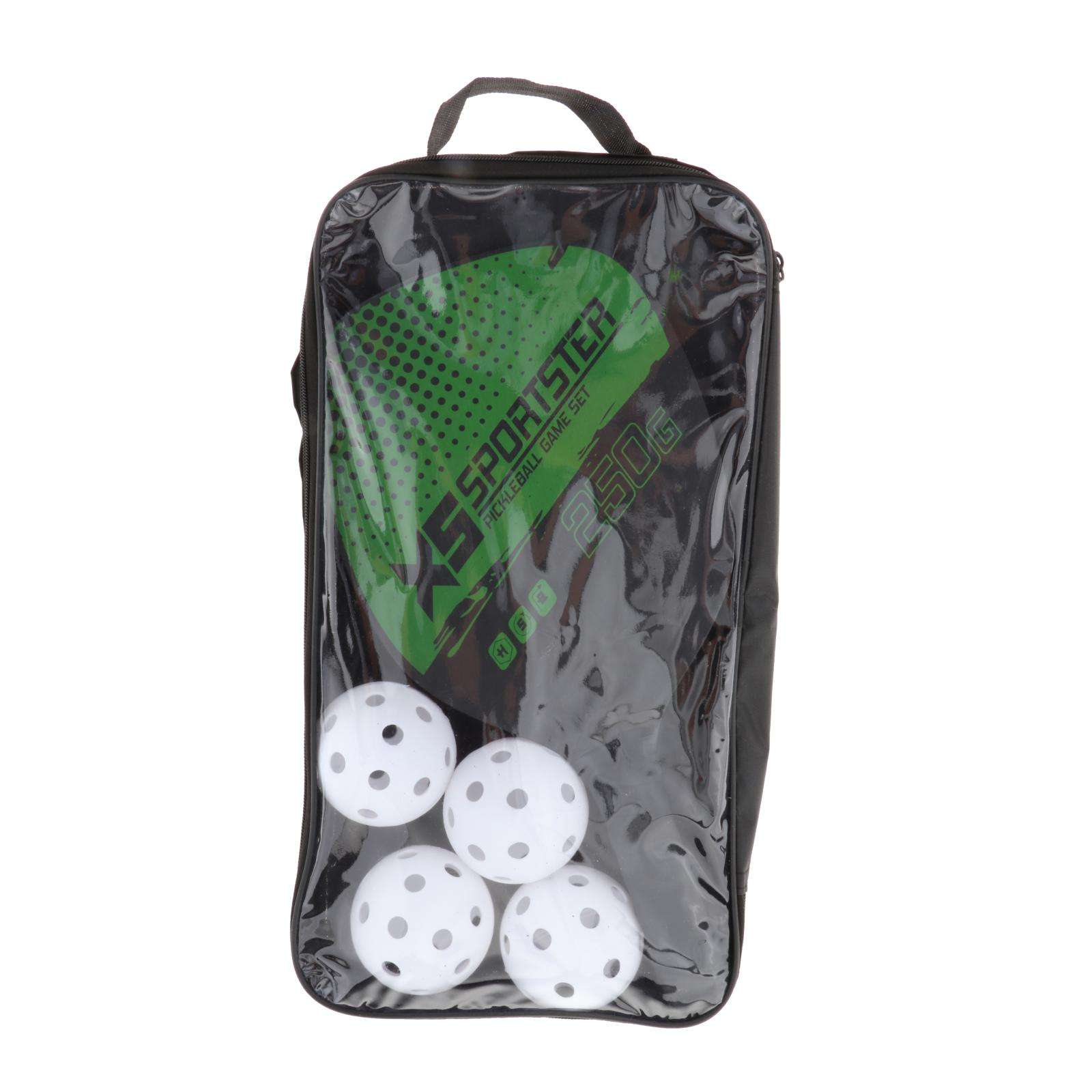 Deluxe Pickleball Peddels Set Omvat Hout Rackets 4... – Vicedeal