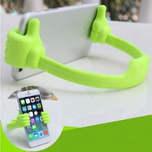 Tabletstandaard kleurrijke verstelbare duimstandaard auto desktop houder houder voor telefoon pad tablet pc