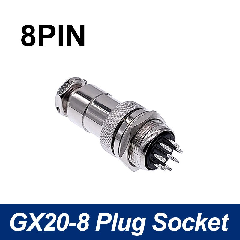 Gx20 aviation pyöreä liitin pistoke ja pistorasia 2 pin 4 pin 5 pin 8 pin 10 pin 12 pin 14 pin 15 pin kaapeliliittimet: 8 -nastainen