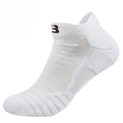 Mænd flerfarvet elite basketball sokker mænd kompression bomuld håndklæde bund cykel sokker mænds udendørs sports sokker: Stil 8
