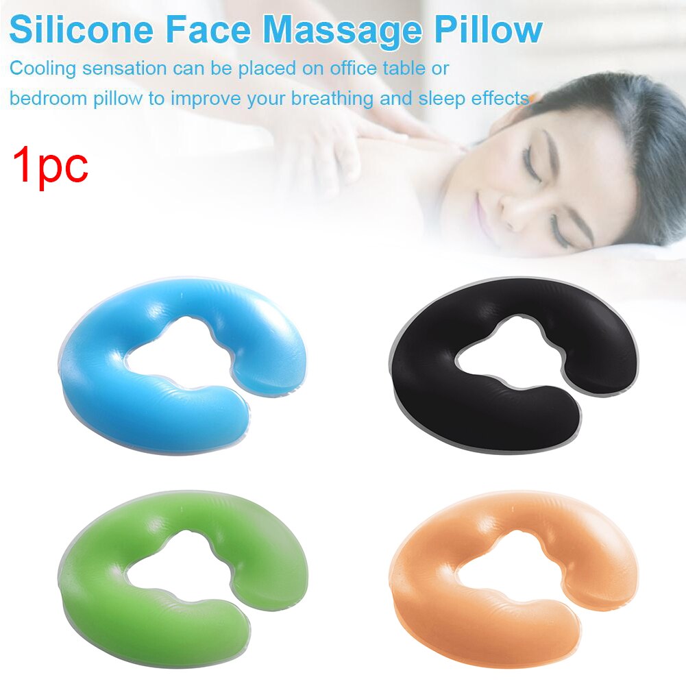 Comfortabele Salon U Vorm Silicon Kussen Wasbaar Herbruikbare Elastische Hals Gezicht Massage Body Relax Rest Draagbare