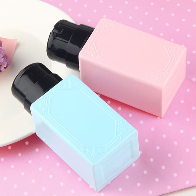 230 Ml Nagellak Remover Druk Fles Alcohol Druk Fles Macaron Snoep Kleur Lossen Uv Gel Polish Nail Art