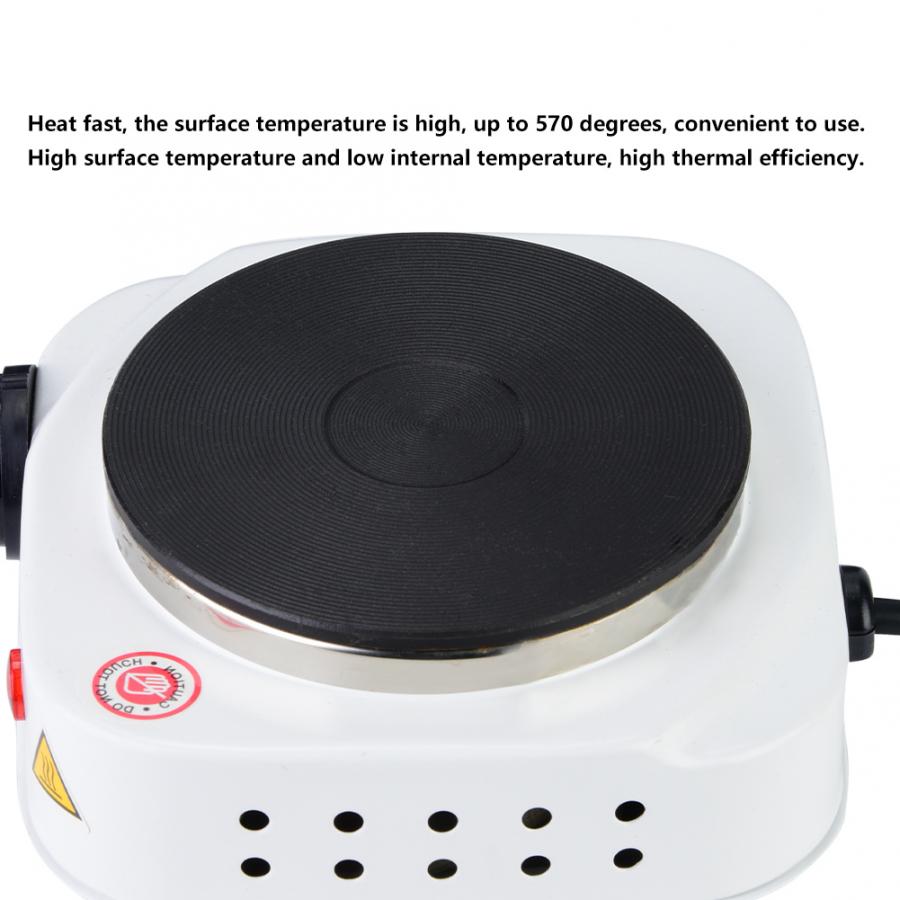 Komfur håndvarmere bærbare 500w elektriske mini komfurplader multifunktionelle husvarmer elektriske komfur varmere