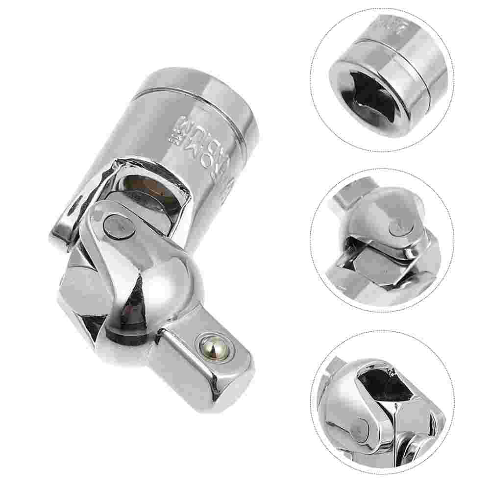 2 Pcs 1/4 Rotary Gimbal Joint Sleeve Steering Socket Durable Socket Wrench Joint