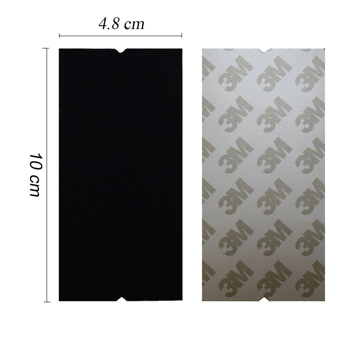 1m/ ruller svart stofffilt med selvklebende lim til bilinnpakningsskrape 4.8cm bredde filt vent litt reservedeler