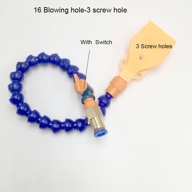 Plastic compressed air blower windjet nozzle for cleaning,ABS air knife nozzle spray,air blower nozzle,air nozzles for blow off: 3 Screw hole-B