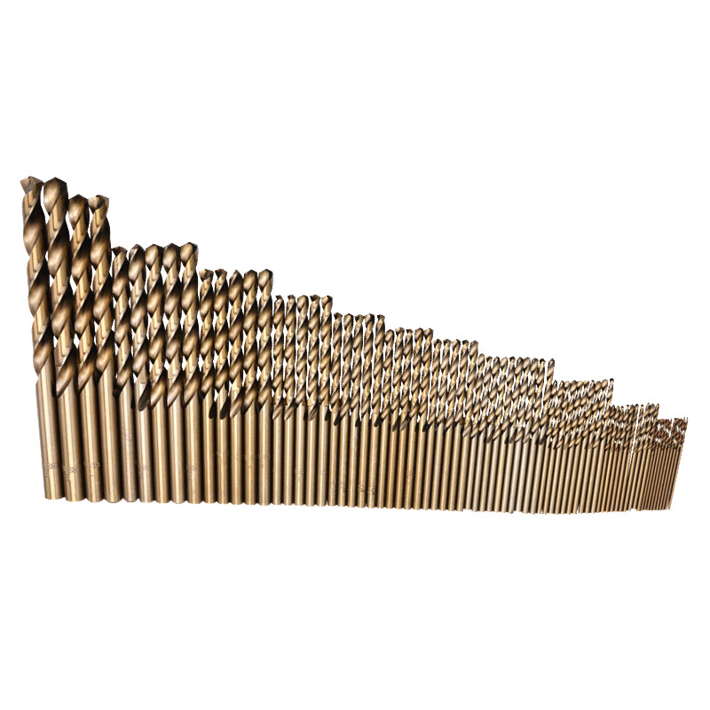 74 pièces 1-8mm M35 HSS-CO foret hélicoïdal au Cobalt haute vitesse en acier foret à métal coupe-trou pour l'acier inoxydable