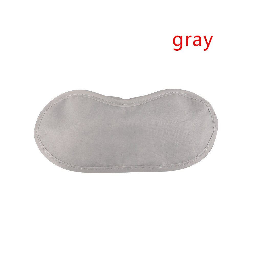 1 PC 9 Colors Sleep Rest Sleeping Aid Eye Mask Eye Shade Cover Comfort Health Blindfold Shield Travel Eye Care Beauty Tool: Grey
