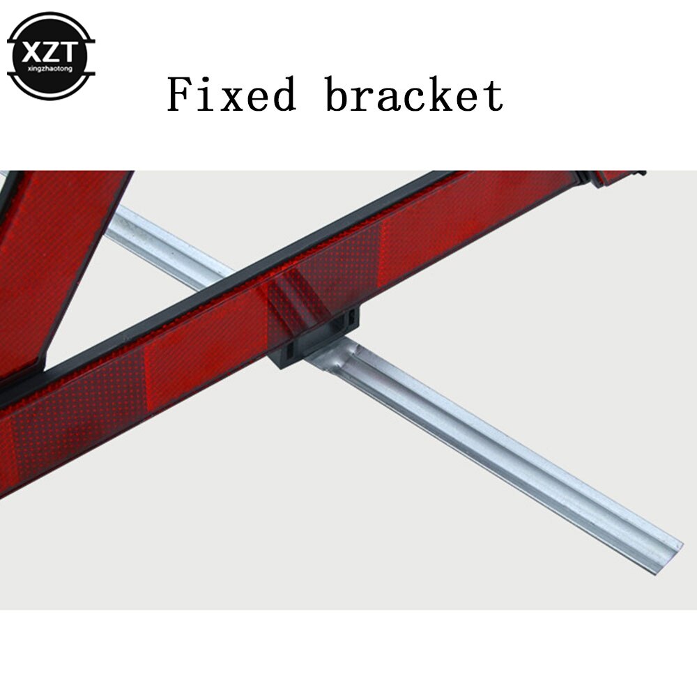 Car Emergency Breakdown Warning Triangle Red Reflective Safety Hazard Car Tripod Reflective Warning Sign Cinta Reflectante
