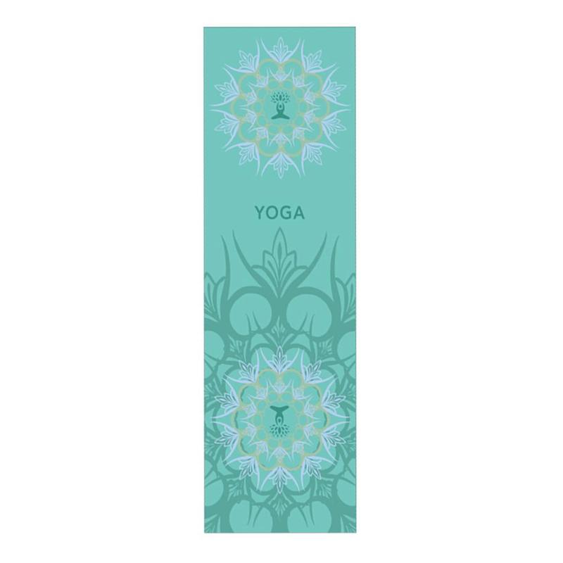 30*100Cm Draagbare Fitness Yoga Sport Handdoek Mat Afdrukken Patroon Opvouwbare Pilates Mat Zachte Antislip Indoor Outdoor Sport levert: H