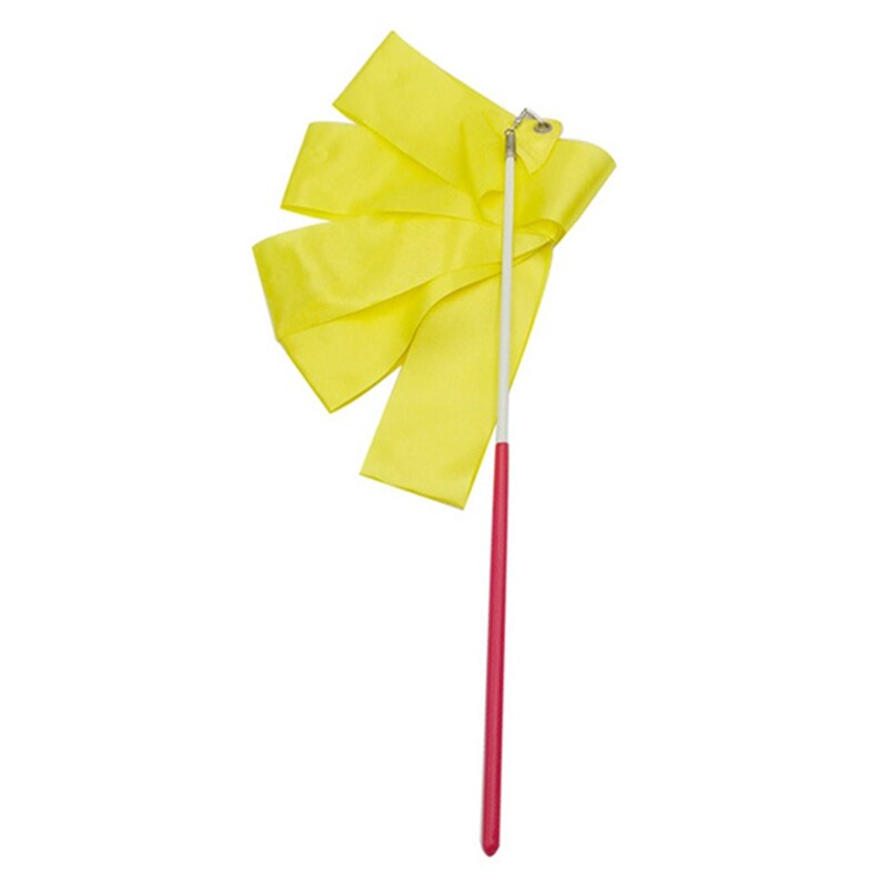 2m/4m rubans de gymnastique colorés, ruban de danse, art rythmique, gymnastique, ballet, banderole, tige tournante, bâton pour l'entraînement en salle de sport: 6 / 4m