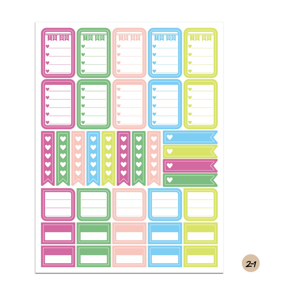 730pcs Weekly Daily Planner Stickers Monthly Planning,to Do List Stickers, Weekly Plan Agenda Stickers For School Home Office