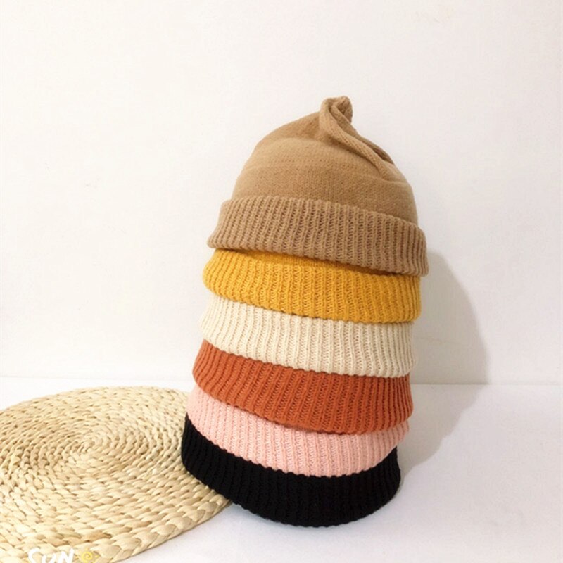 Gebreide Kinderen Beanie Muts Baby Baby Jongen Meisje Hoed Warm Kinderen Baby Herfst Winter Meisjes Hoed Voor Kids Peuter Muts motorkap Enfant