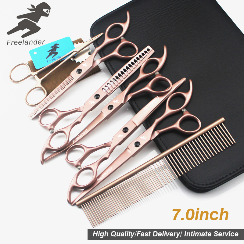 Hairdressing Scissors 7 Inch Gold Hair Salon Hair accessories Hair Set hairdressing shears