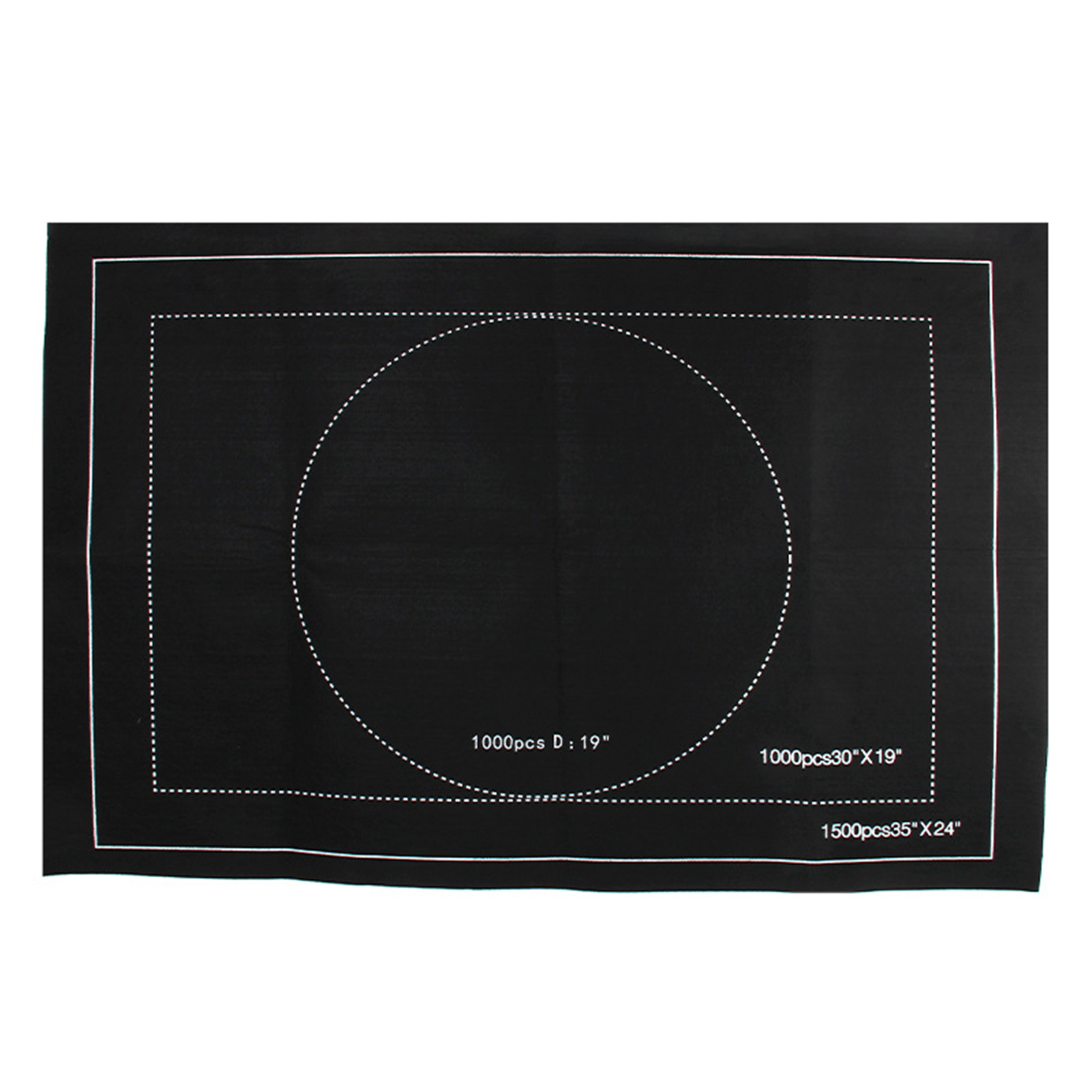 Roll Up Home Playmat Non Slip Portable Travel Jigsaw Mat Up To 1500 Pieces Rectangle Folding Pad Kids Adults Felt Solid