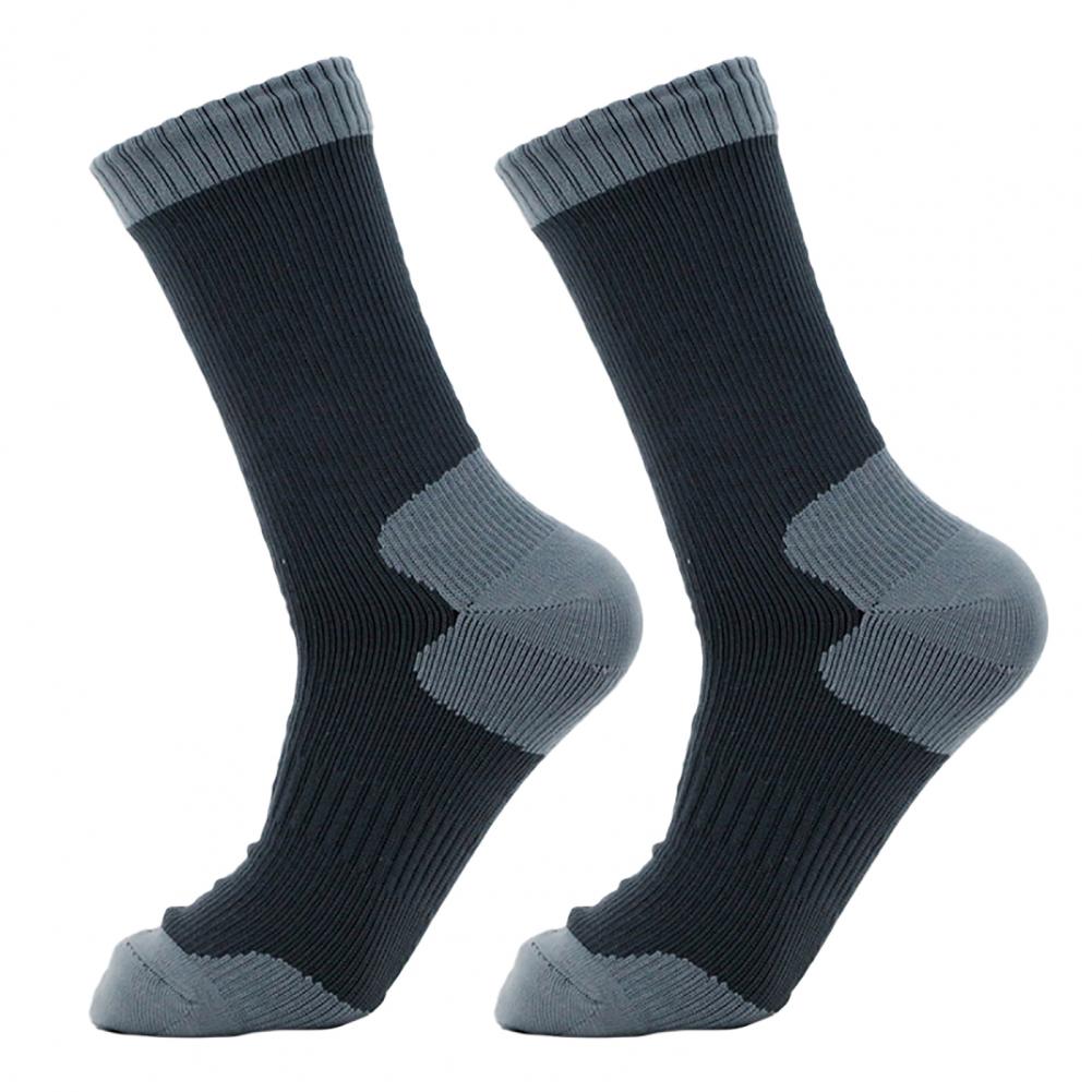 1 Pair Wading Socks Comfortable Waterproof Socks Elastic Cozy Women Men Winter Warm Mid-Tube Socks for Climbing: M / Orange