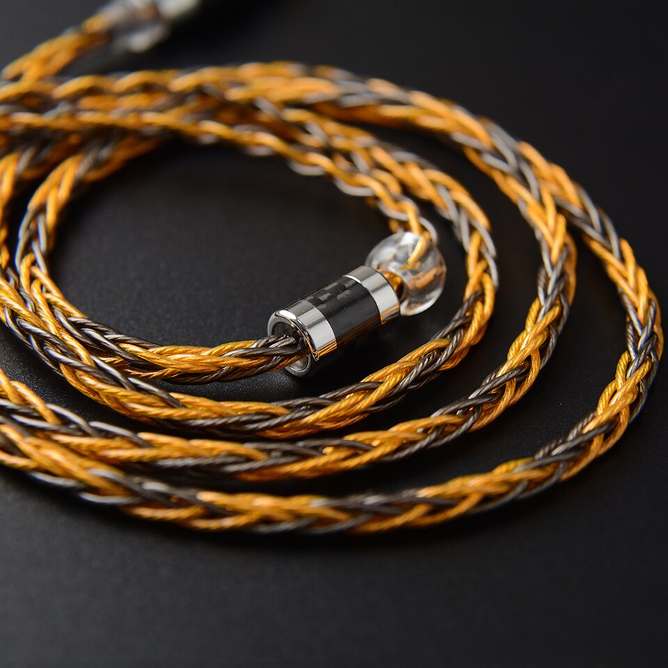 Nicehck  c8-1 8 core verzilverde 2.5/3.5/4.4mm gebalanceerde kabel  to 0.75 0.78 2 pin/mmcx connector hifi upgrade kabel voor  db3 tfz
