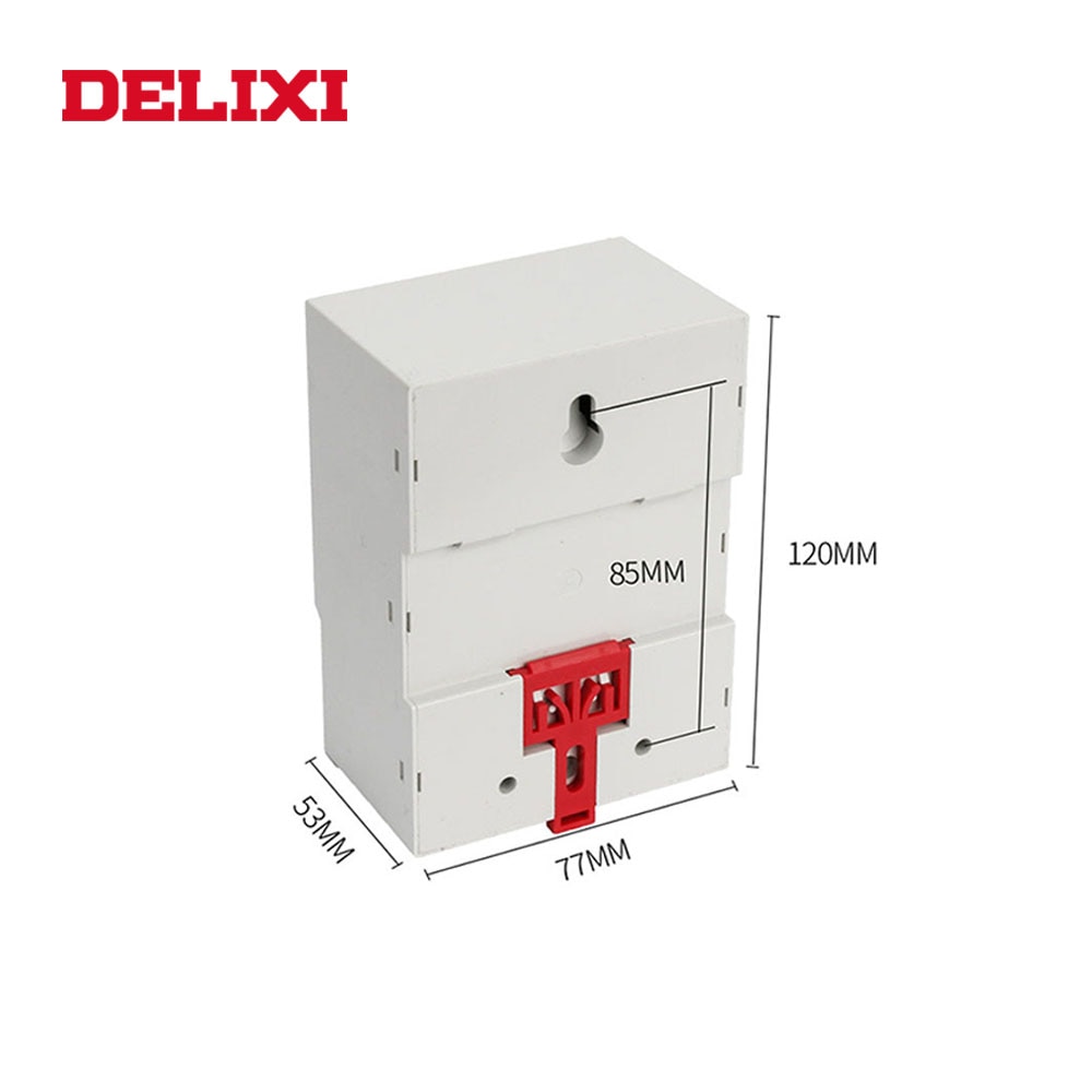 Delixi timerstyrning ac /dc 12v digital lcd ström veckovis 7 dagar mikrodator timer strömbrytare relä med din skenfäste