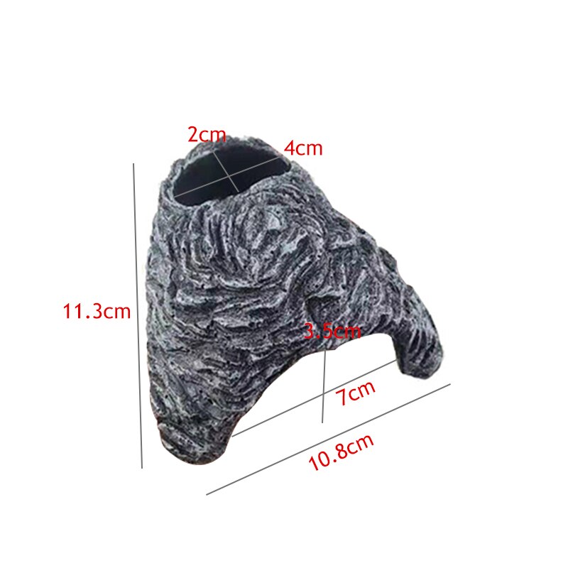 Lizard Snake Turtle Hide Rest Cave Reptiles House Reptile Hiding Cave Basking Hide Habitat Aquarium Landscaping Terrarium Decor