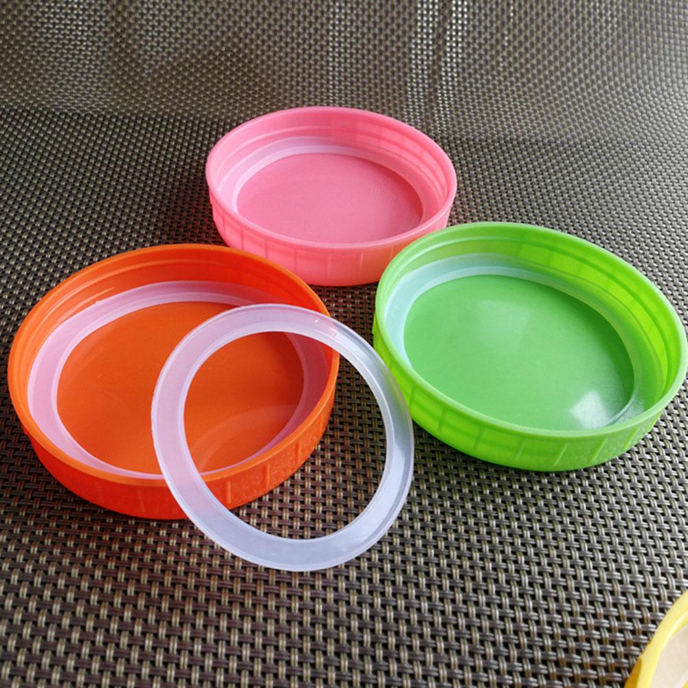 10/20pcs Silicone Leak Proof Sealing Rings Gasket For Mason Jar Lids Reusable Airtight O Rings Elasticity Washer Gasket