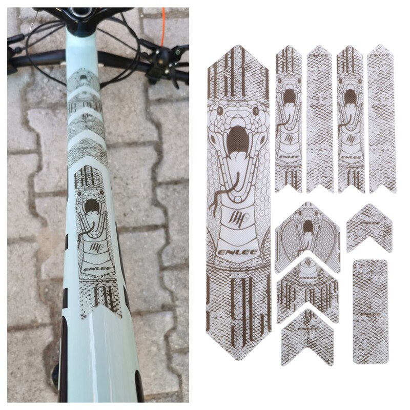 3D Straße MTB Fahrrad Aufkleber Kleber Abnehmbare Kratzfest Rahmen Schutz Widerstand Zu Auswirkungen Fahrrad Schutz Rahmen Abdeckung Werkzeug
