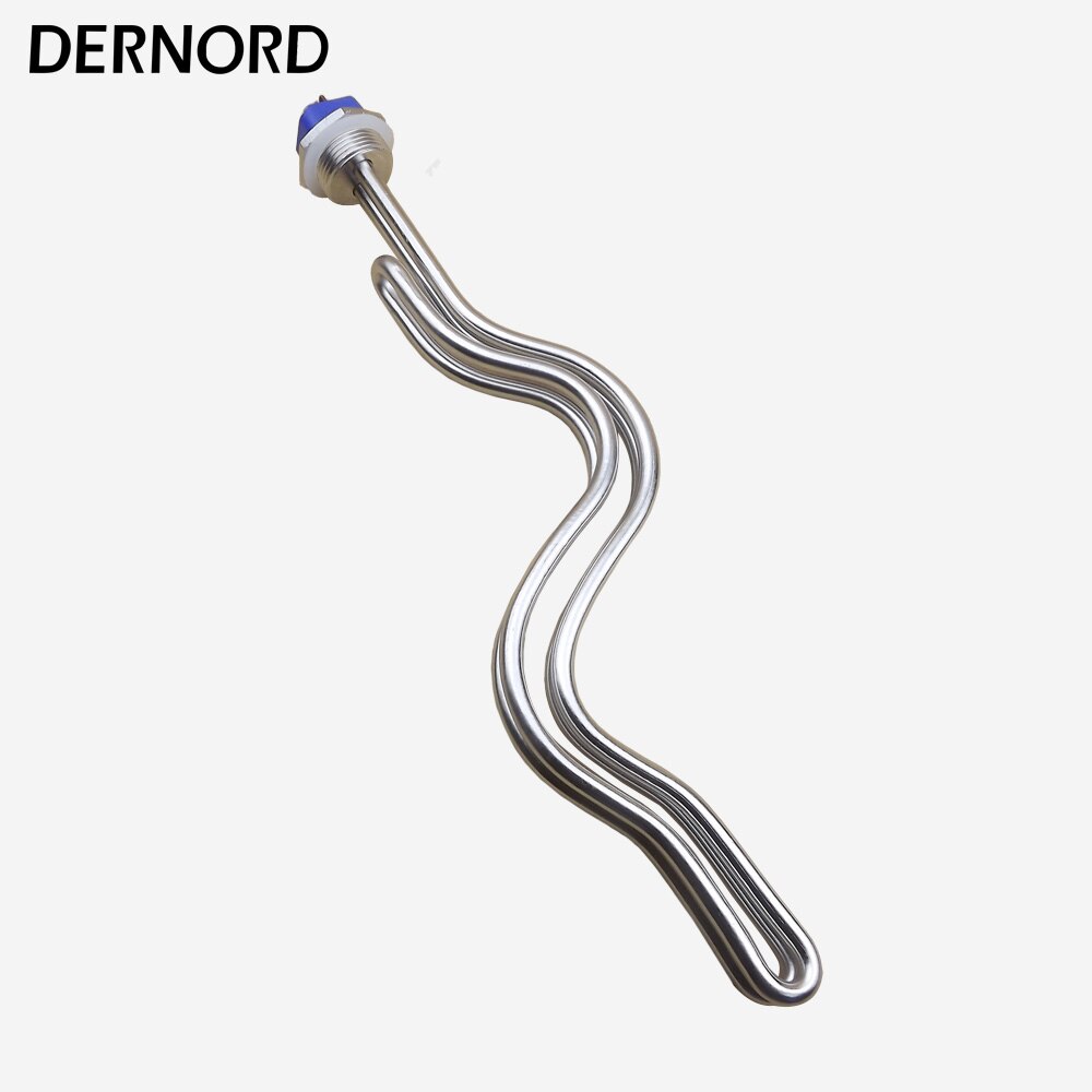 240v 4500w Screw Plug Immersion Heater with 1 INCH NPSM Thread Ripple Foldback Tubular Heater for Home Brewing