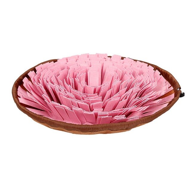 Jouets Puzzle pour chiens, tapis d'entraînement à renifler, bol d'alimentation en voyage, distributeur de friandises pour chiens, anti-Stress d'intérieur et d'extérieur