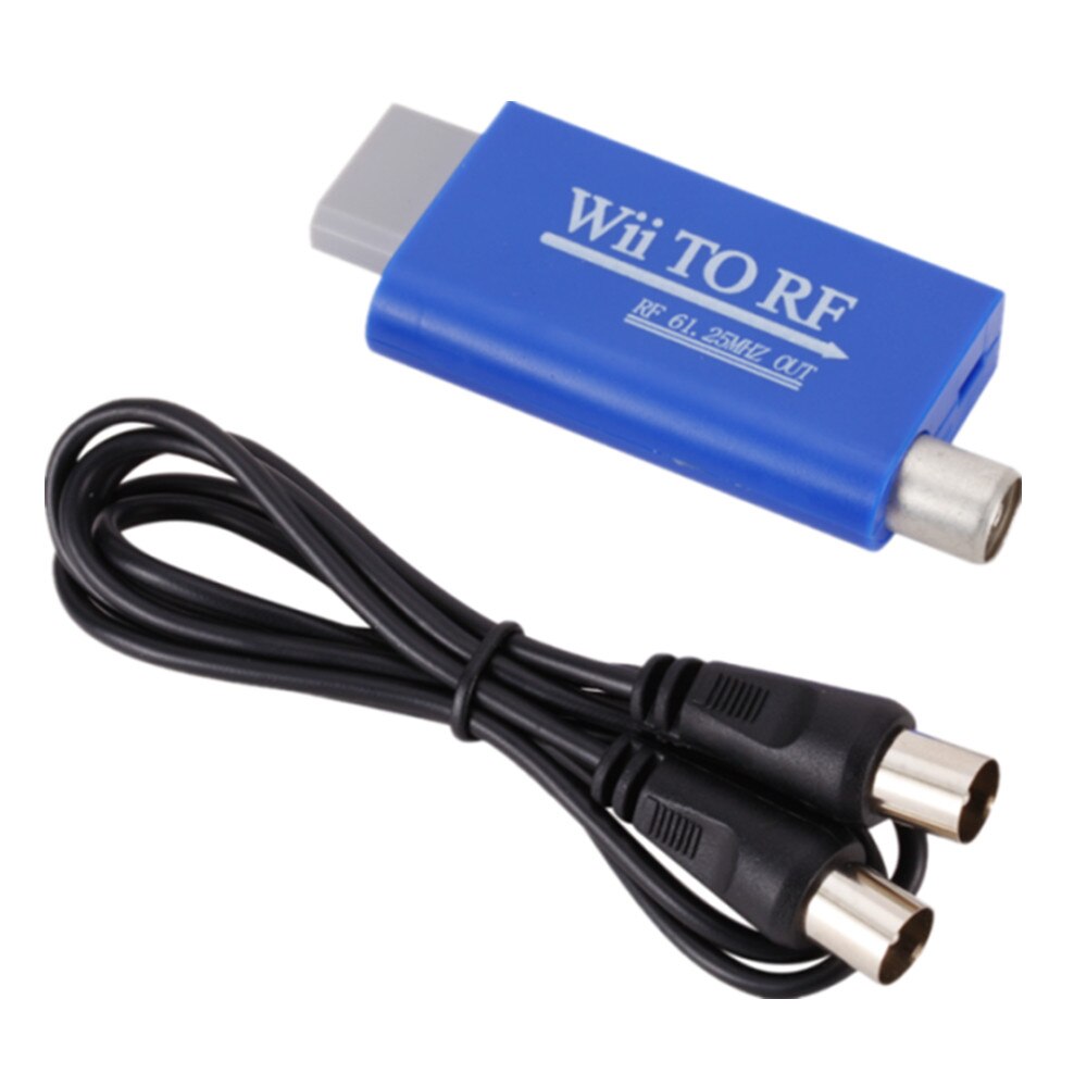 INIOICZMT Wii na Adapter konwertera RF do starego telewizora bez uszkodzeń telewizora z sygnałem RF: Default Title