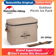 Naturehike Original Outdoor Insulation Bag 20L Camping Travel Refrigerated Ice Bag PVC Picnic Multitool Food Crisper Box Storage