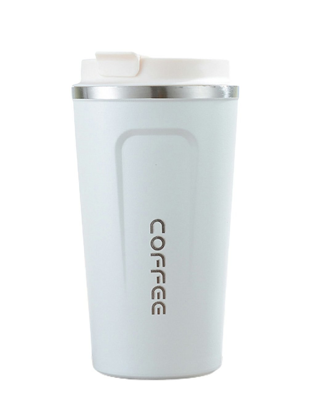 510ml Thermos Flask Coffee Mug Dobble Thickened Big Car Thermos Mug Travel Thermo Cup Thermosmug For Vacuum Flask: Lemon Yellow