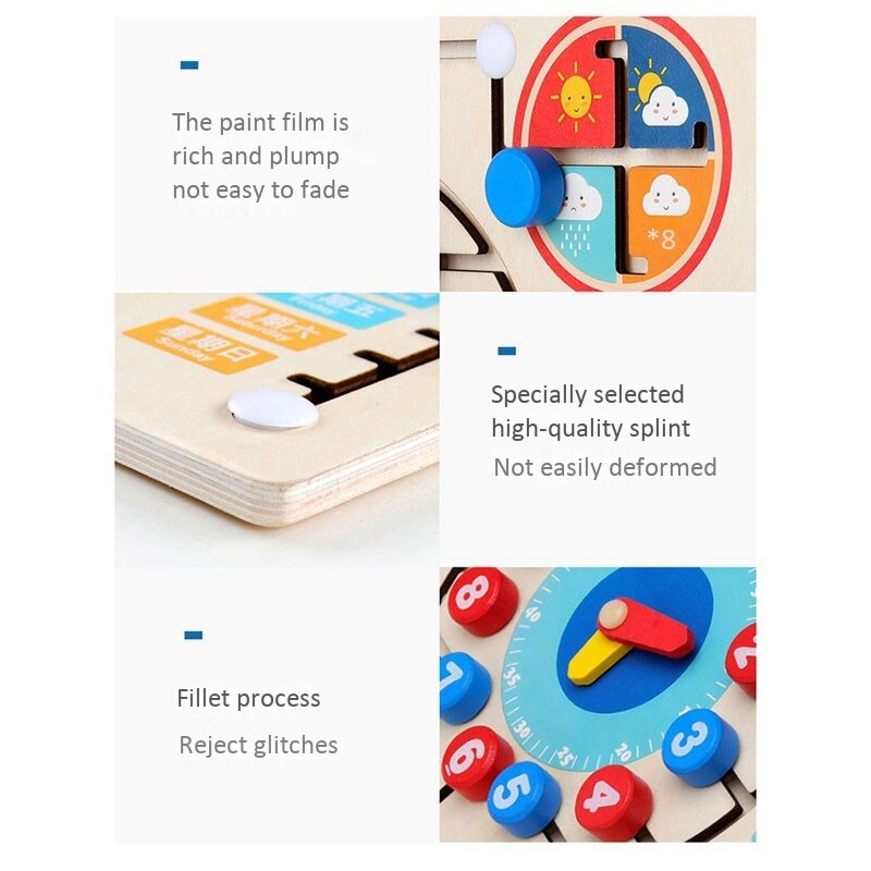 Speelgoed Digitale Pairing Tijd Voor Kinderen Uur Minuut Tweede Tijd Cognitie Vroeg Voorschoolse Leermiddelen Speelgoed