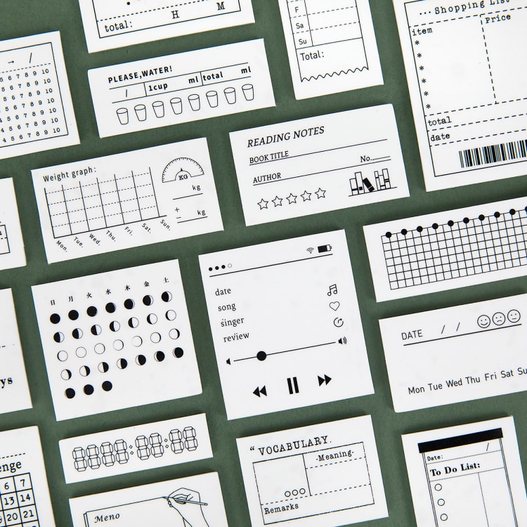 Vintage Time Planner Rubber stamp Daily/Memo/Record/List Decoration stamp for scrapbooking stationery Craft standard stamp