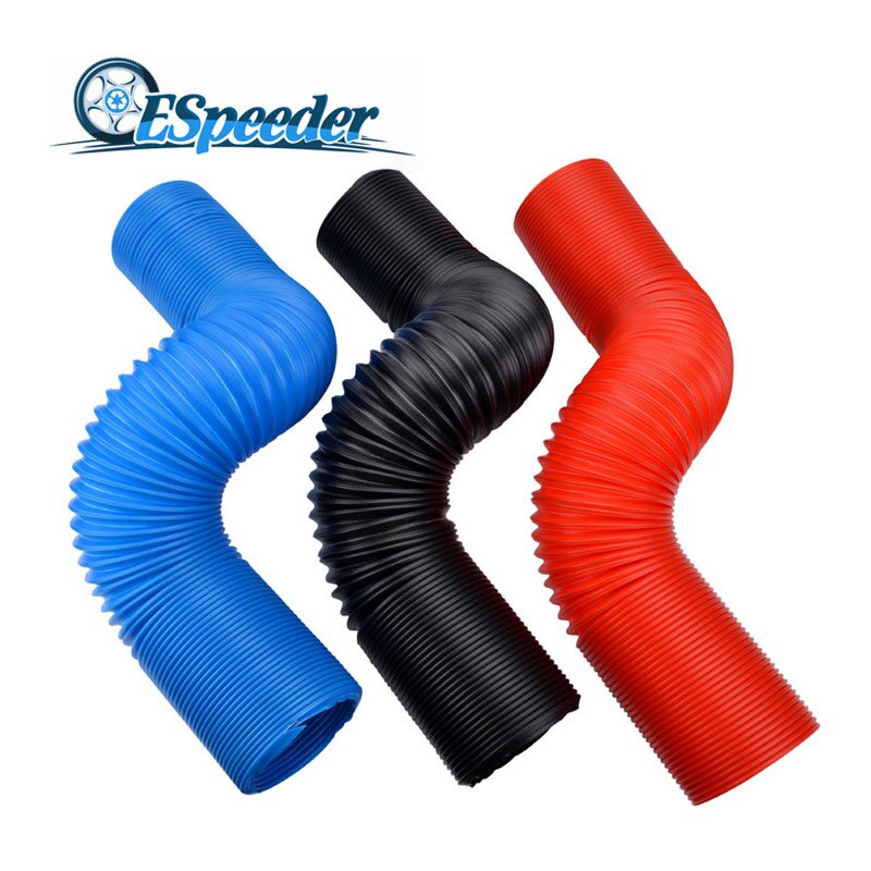 ESPEEDER Car Air Filter Intake Cold Air Ducting Feed Hose Pipe Air Intake Pipe Inlet Hose Tube Flexible