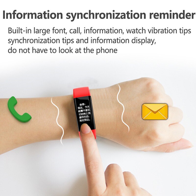 F77 Smart Polsbandjes Lichaamstemperatuur Professionele Waterdichte Fitness Armband Sport Tracker Alarm Passometer Smartwatch