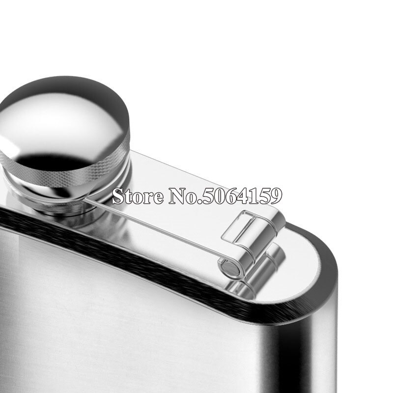 Stainless Steel Hip Flask with Funnel for Whiskey Wine Liquor 4 5 6 7 8 9 10 18 OZ Outdoor Pocket flasks Portable Alcohol Bottle