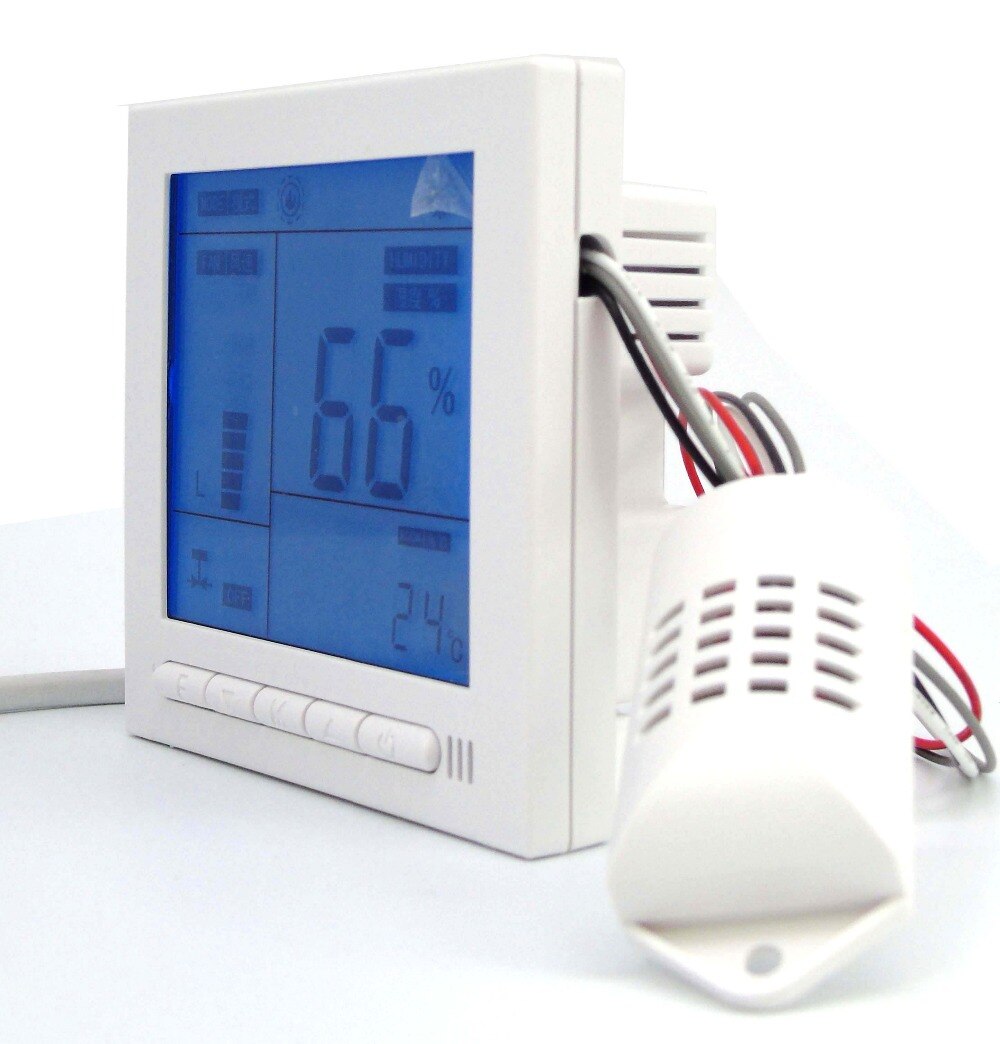 Home textile intelligent temperature and humidity controller with Independent control separate