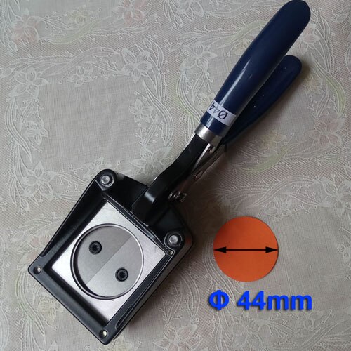 Hand Held Manual Ronde 37 Mm 25 Mm 32 Mm 44 Mm Papier Grafisch Punch Die Cutter Voor Pro button Maker: circle 44mm