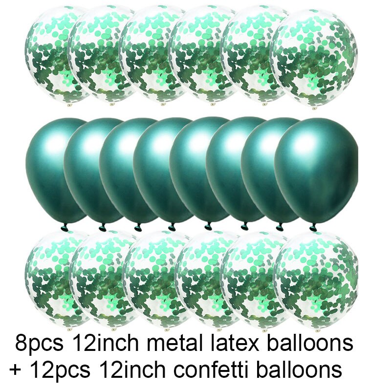 Sølv og hvide balloner konfetti balloner fødselsdagsfest dekorationer voksen latex ballon romantisk hvid bryllup tema luftkugle: Stil 3