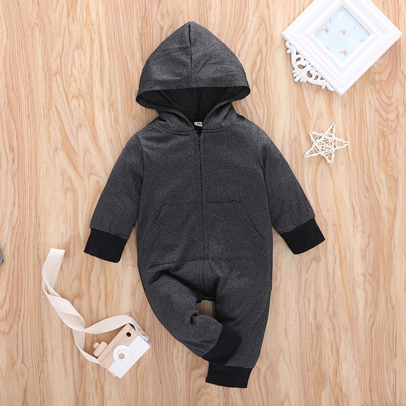 Carter Toddler Spring and Autumn Baby Boy and Girl Zipper Jumpsuit