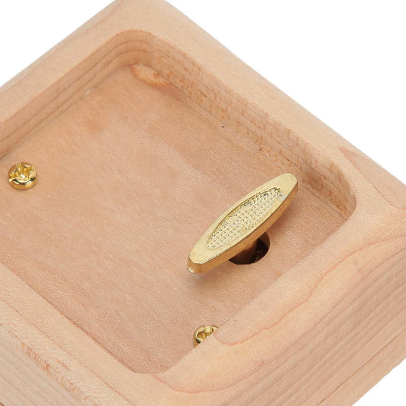 Wood Musical Box Mini Size Birthday Small Musical Boxes for Children Parents