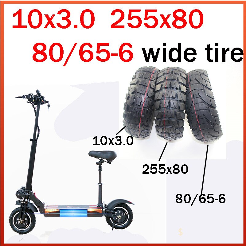 80 / 65-6 255x80 electric scooter off road tire 10x3.0 inner and outer tires, suitable for speed grace 10 zero 10x KuGoo M4