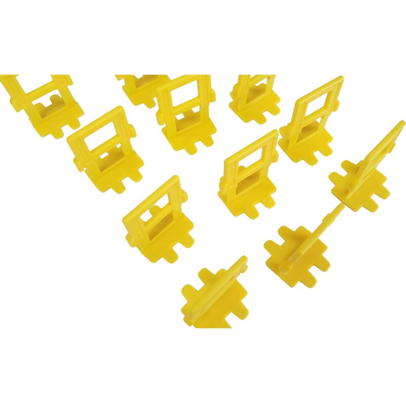 50pcs Tile leveling yellow 1.0mm clips for ceramic tile system