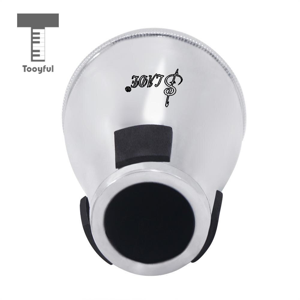 Tooyful duurzame oefendemper voor rechte demper, sourdine voor alt-tenortrombone, accessoire zilver
