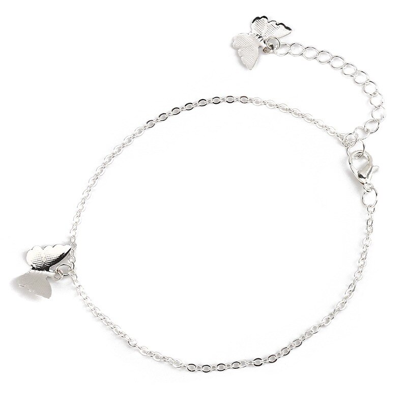 Gold Thin Chain Ankle Charm Anklet Leg Bracelet Foot Jewelry Adjustable Ankle Bracelets For Women Accessories