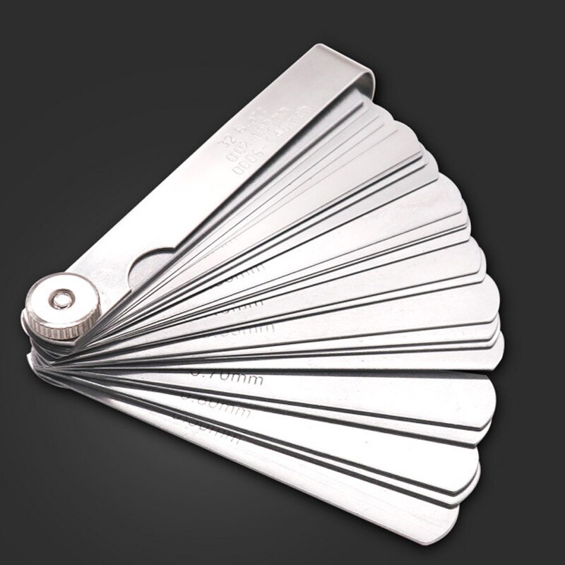 32 unids/set 0,02-1,0 MM Blade Master Feeler Gauge de acero inoxidable herramienta de medición de MAL999