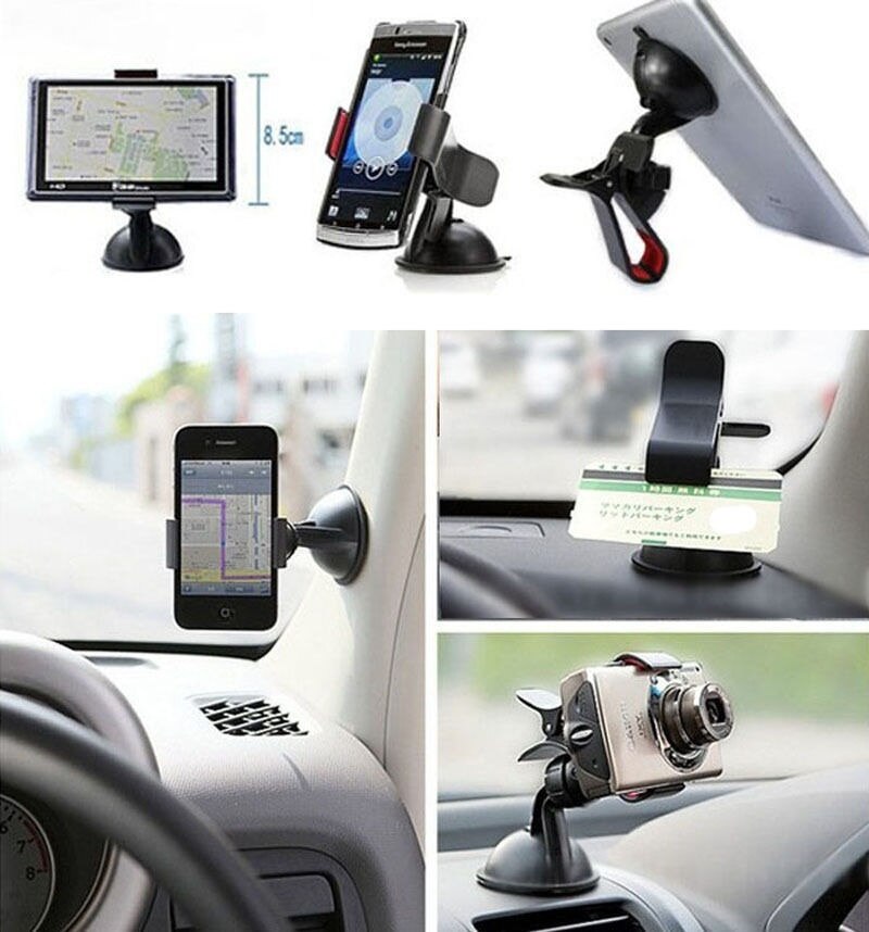 Universal car mount for smartphones, GPS, premium Windshield Dashboard Car Mount Holder for All Kinds of Smart Phone