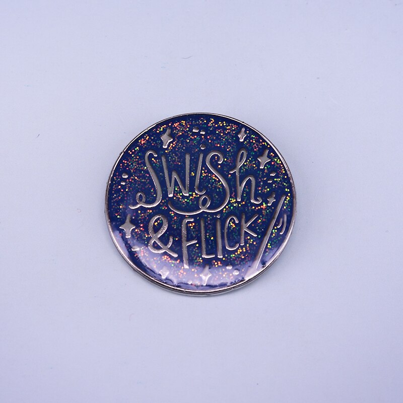 Swish and Flick Brooch