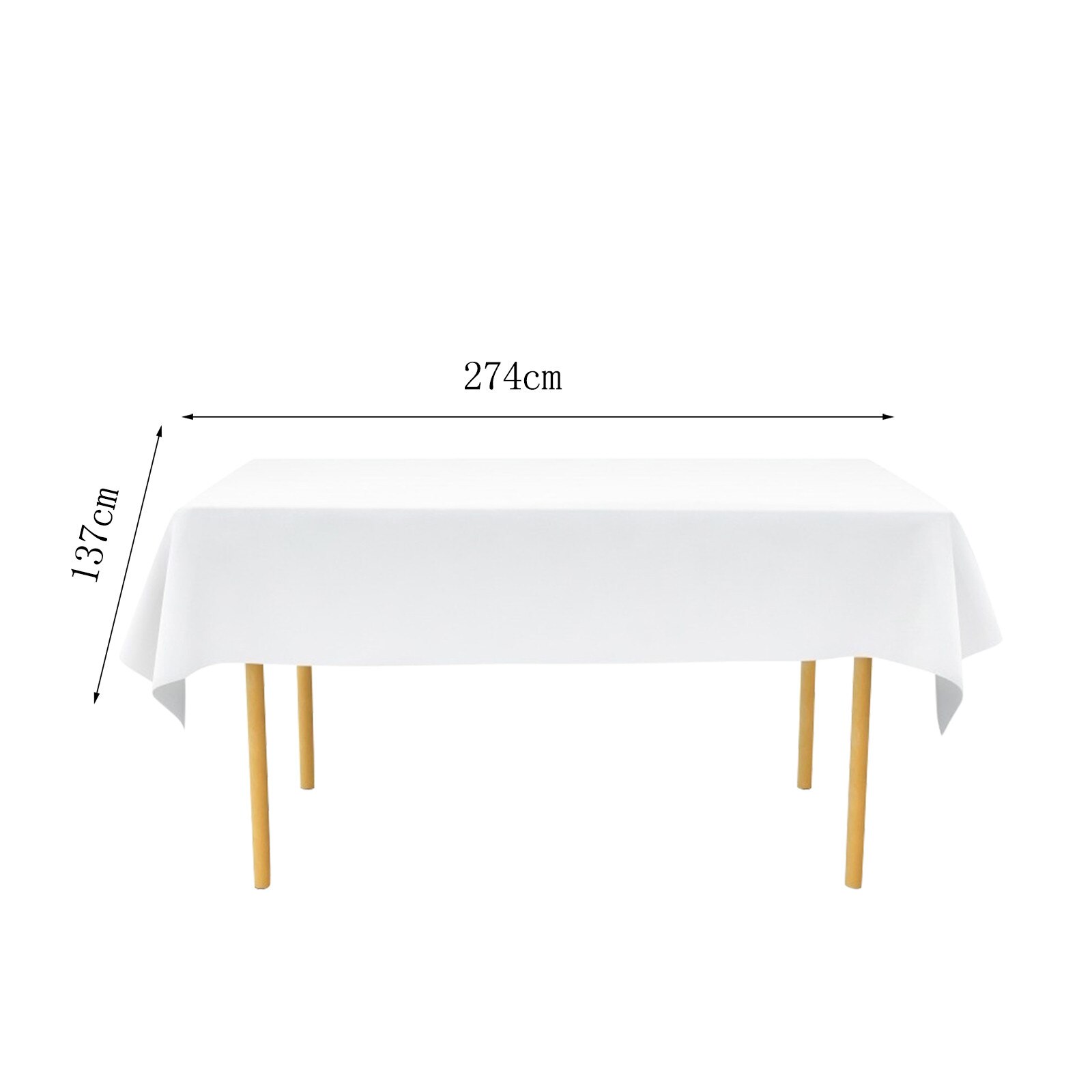 40 @ Plastic Wegwerp Effen Kleur Tafelkleed Verjaardagsfeestje Bruiloft Kerst Tafel Cover Veeg Cover Rechthoek Bureau Doek Decor