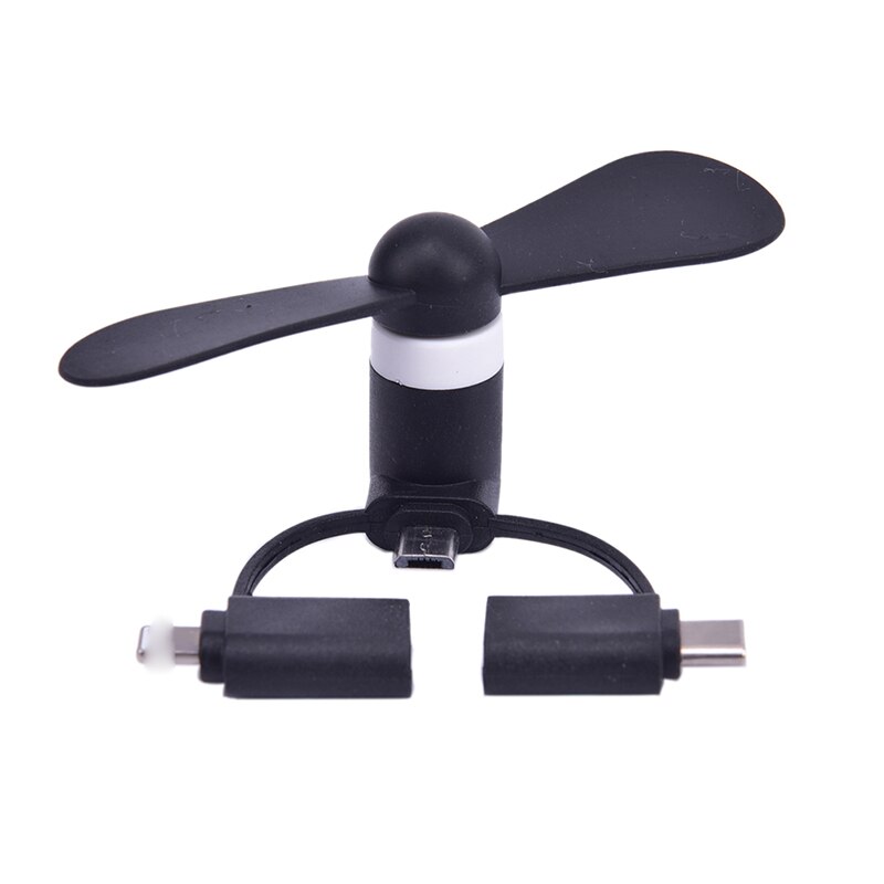 Mini USB Fan 3 in 1 USB Gadget Portable Electronic Smart Gadgets for Smartphone