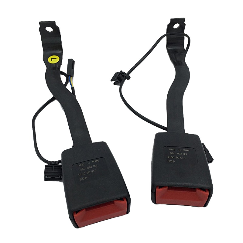 Etuoikea ja vasen turvavyön lukko soljen pehmuste pistorasian liitin vw vento bora golf 5 jetta  mk5 1 kd 857756 1 kd 857755